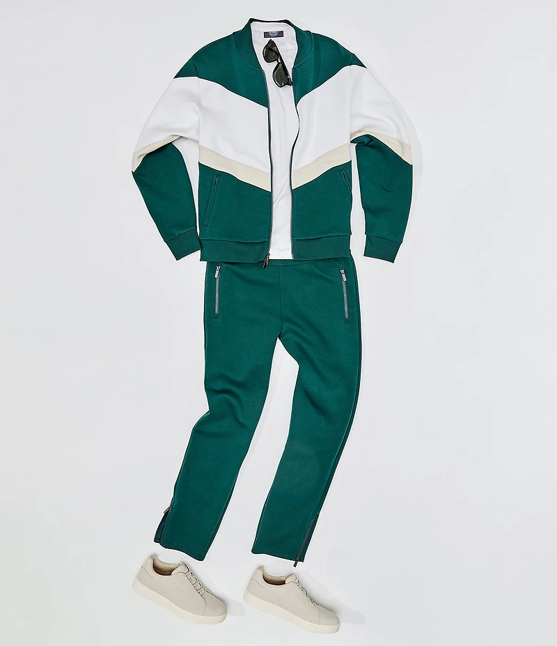 Murano Liquid Luxury Lucas Pintuck Jogger Pants