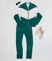 Murano Liquid Luxury Lucas Pintuck Jogger Pants