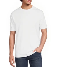 Murano Liquid Luxury Neoprene Crew Neck Short Sleeve Shirt