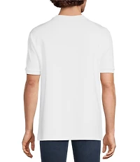 Murano Liquid Luxury Neoprene Crew Neck Short Sleeve Shirt
