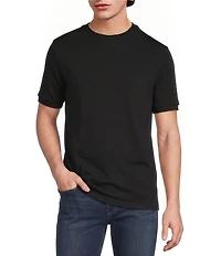 Murano Liquid Luxury Neoprene Crew Neck Short Sleeve Shirt