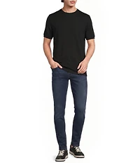 Murano Liquid Luxury Neoprene Crew Neck Short Sleeve Shirt