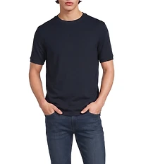 Murano Liquid Luxury Neoprene Crew Neck Short Sleeve Shirt
