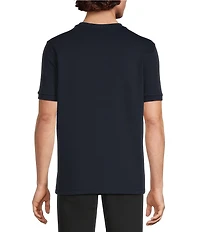 Murano Liquid Luxury Neoprene Crew Neck Short Sleeve Shirt