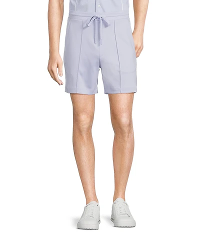 Murano Liquid Luxury Pintuck Neoprene Knit 5.5#double; Inseam Shorts