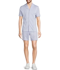 Murano Liquid Luxury Pintuck Neoprene Knit 5.5#double; Inseam Shorts