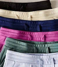 Murano Liquid Luxury Pintuck Neoprene Knit 5.5#double; Inseam Shorts