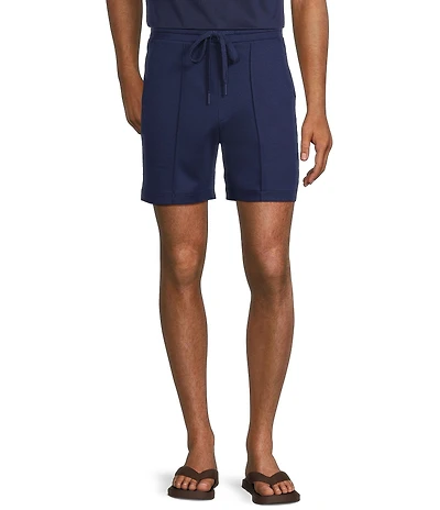 Murano Liquid Luxury Pintuck Neoprene Knit 5.5#double; Inseam Shorts