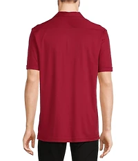 Murano Liquid Luxury Short Sleeve Knit Interlock Coatfront Shirt