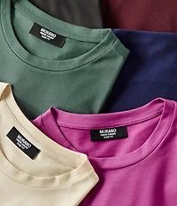 Murano Liquid Luxury Slim Fit Crew Neck Short Sleeve T-Shirt