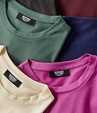 Murano Liquid Luxury Slim Fit Crew Neck Short Sleeve T-Shirt