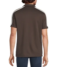 Murano Liquid Luxury Slim Fit Neoprene Short Sleeve Button Front Shirt