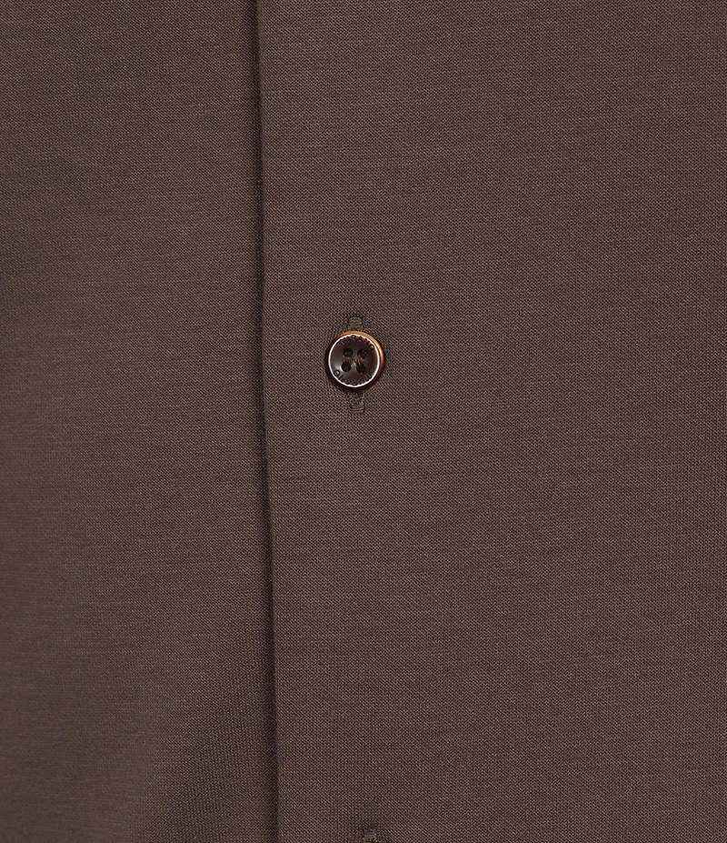 Murano Liquid Luxury Slim Fit Neoprene Short Sleeve Button Front Shirt