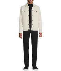 Murano Liquid Luxury Slim Fit Neoprene Trucker Jacket