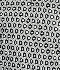 Murano Liquid Luxury Slim Fit Printed Interlock Short Sleeve Polo Shirt