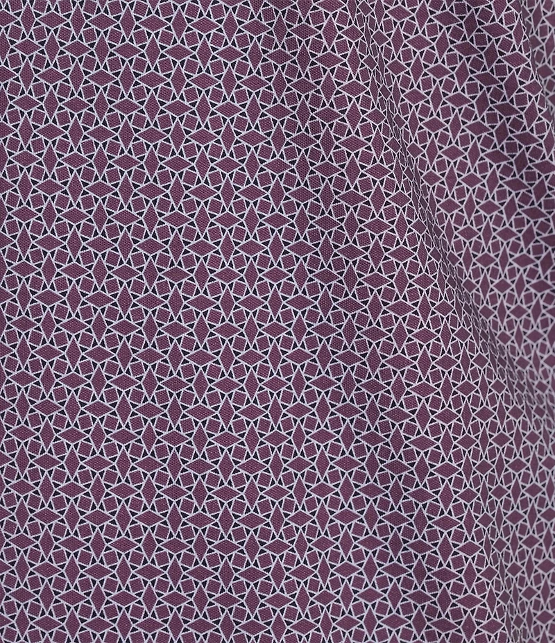 Murano Liquid Luxury Slim Fit Printed Short Sleeve Polo Shirt