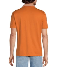 Murano Liquid Luxury Slim Fit Quarter-Zip Solid Short Sleeve Polo Shirt