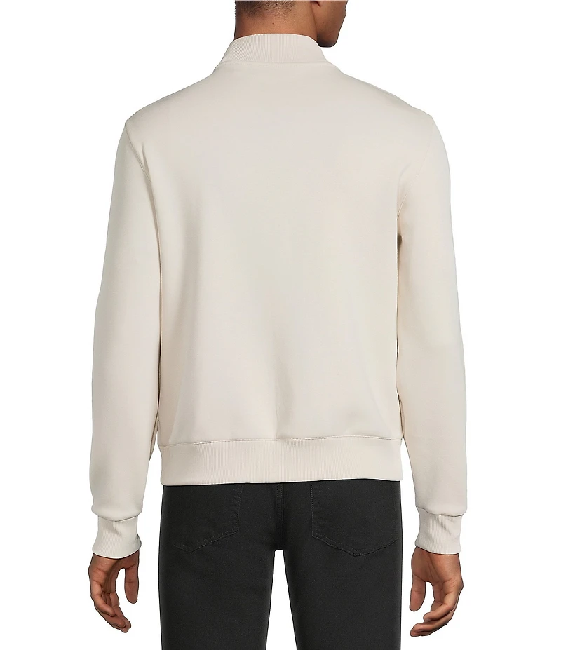 Murano Liquid Luxury Slim Fit Quilted Full-Zip Mock Jacket