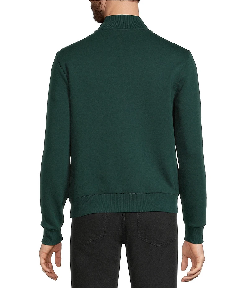 Murano Liquid Luxury Slim Fit Quilted Full-Zip Mock Jacket