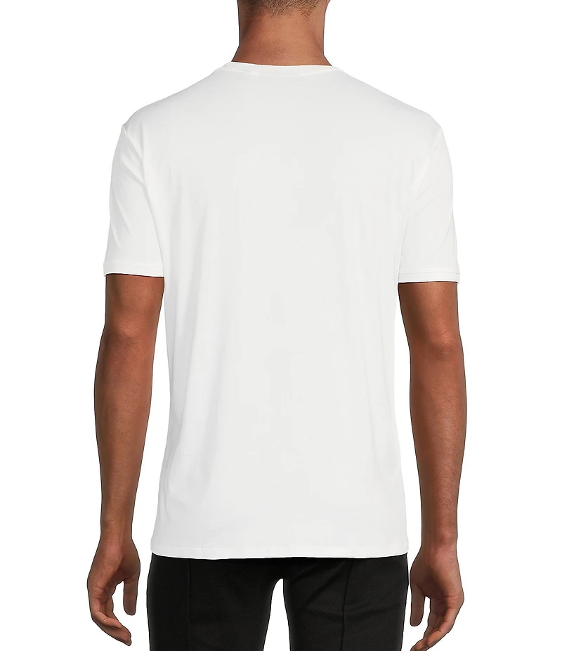 Murano Liquid Luxury Slim-Fit Short-Sleeve V-Neck T-Shirt