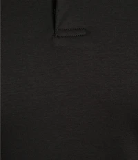 Murano Liquid Luxury Slim Fit Solid Interlock Short Sleeve Polo Shirt