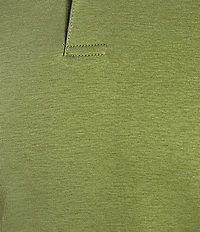 Murano Liquid Luxury Slim Fit Solid Interlock Short Sleeve Polo Shirt