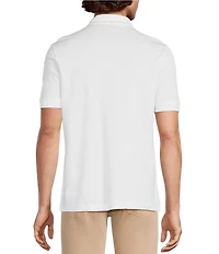 Murano Liquid Luxury Slim Fit Textured Coat Front Short Sleeve Shirt