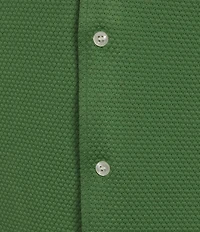 Murano Liquid Luxury Slim Fit Textured Short Sleeve Knit Camp Shirt