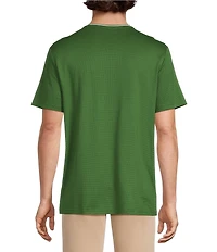 Murano Liquid Luxury Slim Fit Textured Short Sleeve T-Shirt