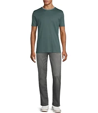 Murano Liquid Luxury Slim Fit Textured Short Sleeve T-Shirt