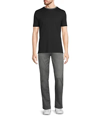 Murano Liquid Luxury Slim Fit Textured Short Sleeve T-Shirt