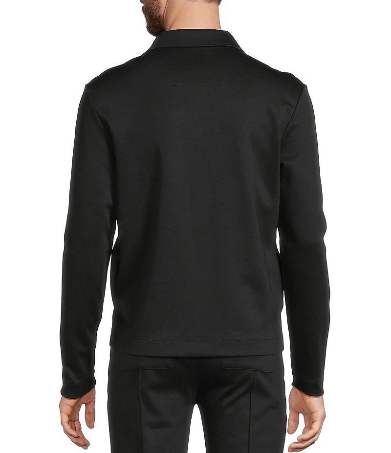 Murano Liquid Luxury Slim Fit Zip Shirt Jacket