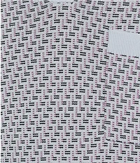 Murano Modern Performance Johnny Collar Short Sleeve Knit Sweater