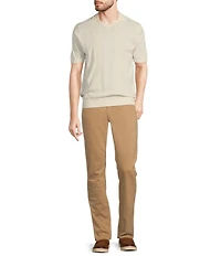 Murano Modern Performance Solid Short Sleeve Pullover