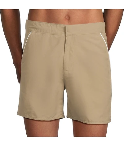 Murano Monaco 5#double; Solid Swim Trunks