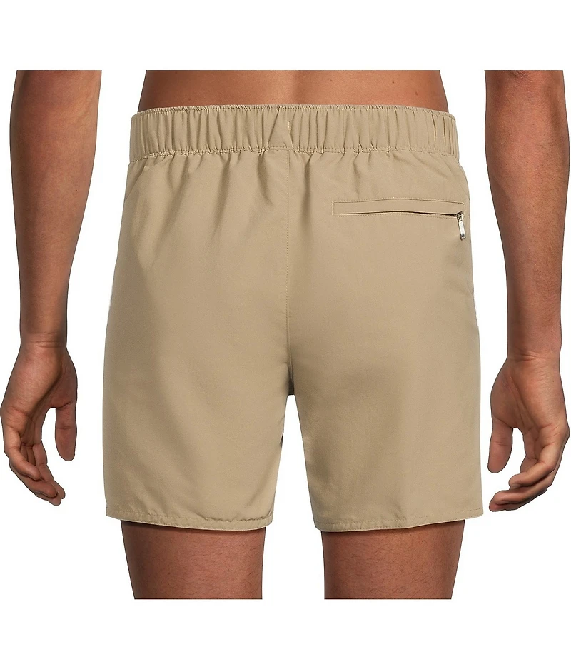 Murano Monaco 5#double; Solid Swim Trunks