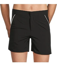 Murano Monaco 5#double; Solid Swim Trunks