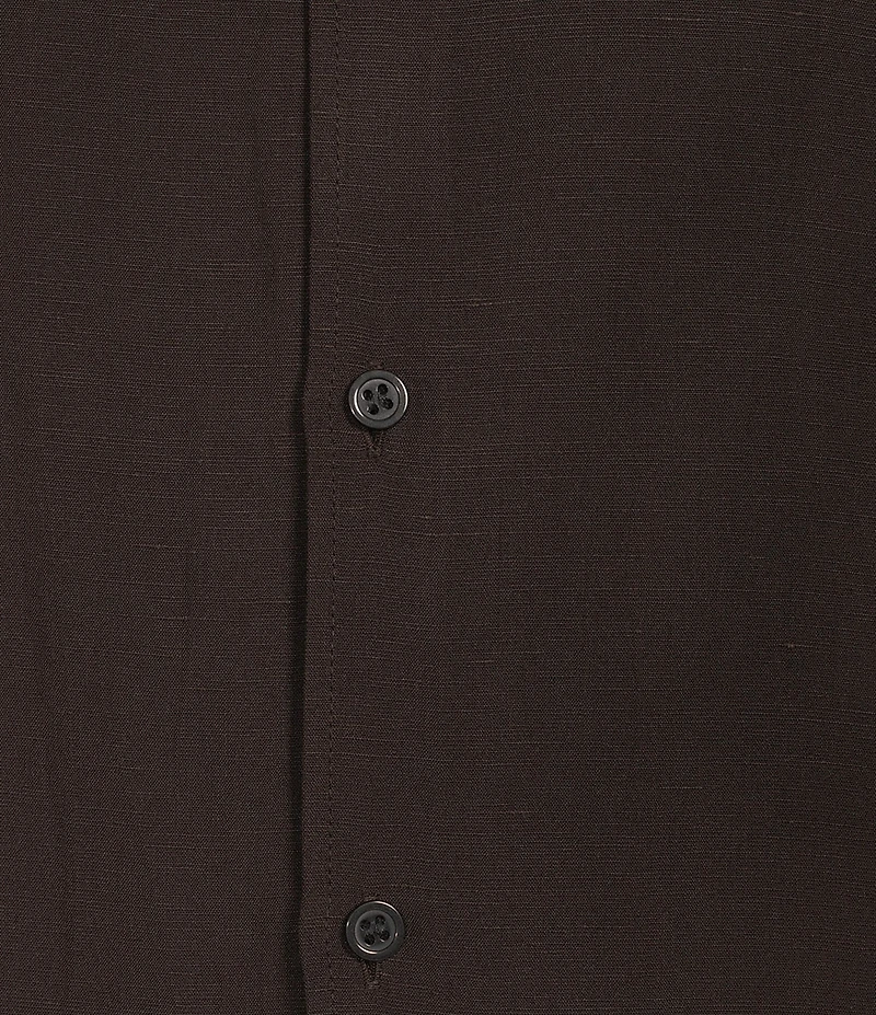 Murano Oaxaca Collection Classic Fit Textured Solid Short Sleeve Woven Shirt