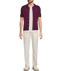 Murano Oaxaca Collection Crochet Pocket Coatfront Shirt