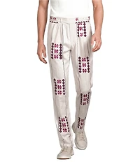 Murano Oaxaca Collection Gurkha Printed Suit Separates Pants