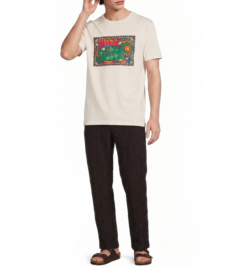 Murano Oaxaca Collection Slim Fit Screen Print Short Sleeve T-Shirt