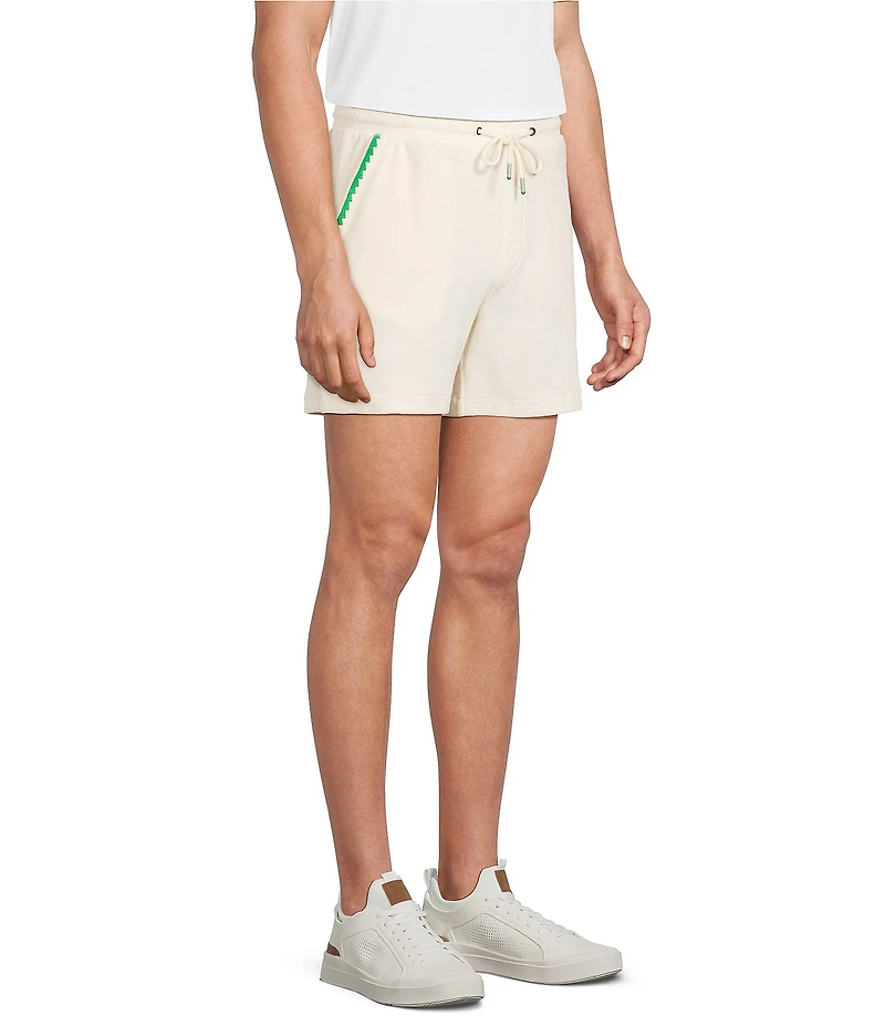 Murano Oaxaca Collection Terry Cloth 5.5#double; Inseam Shorts