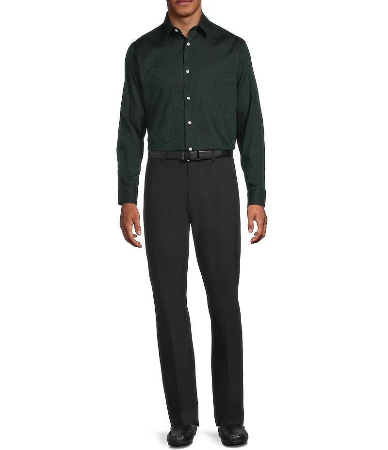 Murano Paisley Jacquard Long Sleeve Woven Shirt
