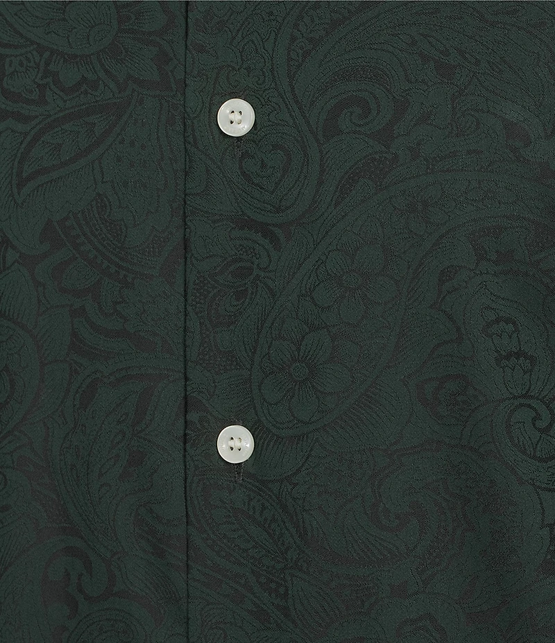 Murano Paisley Jacquard Long Sleeve Woven Shirt