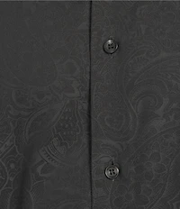 Murano Paisley Jacquard Long Sleeve Woven Shirt