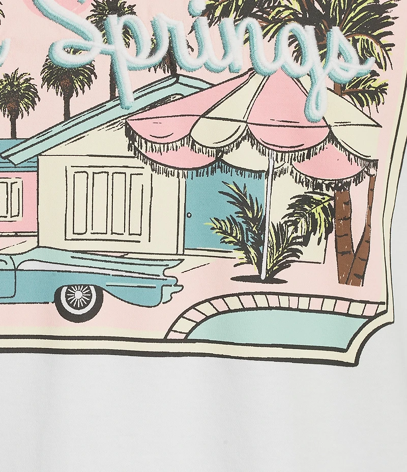 Murano Palm Springs Collection Classic Fit Screen Print Short Sleeve T-Shirt