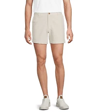 Murano Palm Springs Collection Eyelet Geo Print 5.5#double; Inseam Shorts