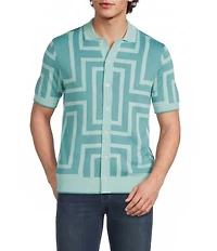 Murano Palm Springs Collection Jacquard Button Front Shirt