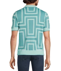 Murano Palm Springs Collection Jacquard Button Front Shirt