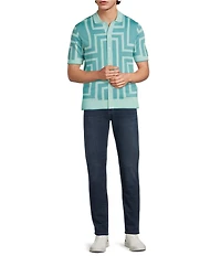 Murano Palm Springs Collection Jacquard Button Front Shirt